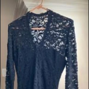 Beautiful lace dress over the knees